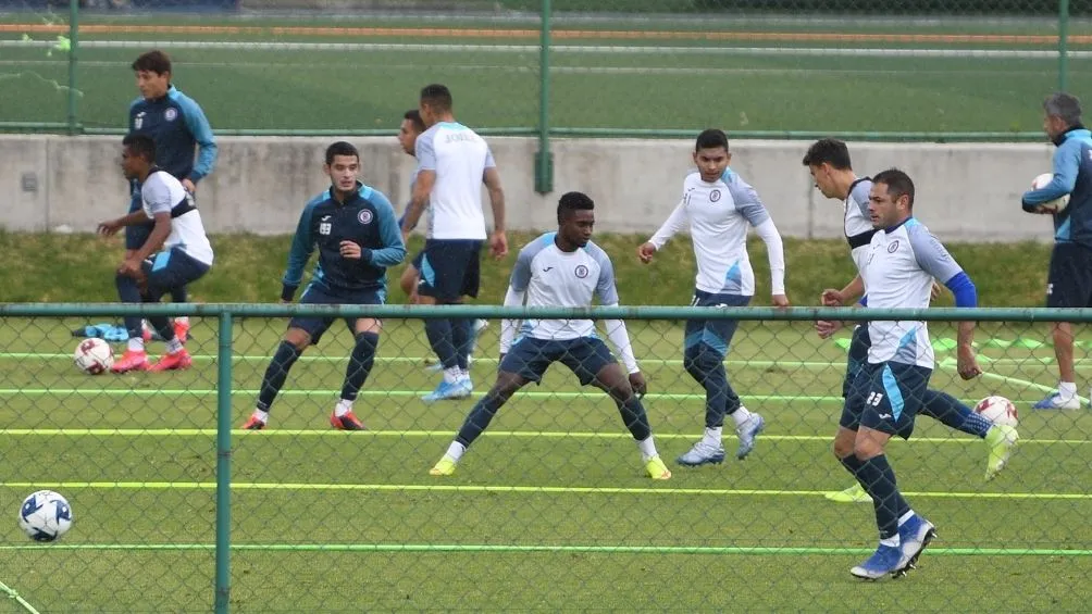 Entrenamiento de Cruz Azul