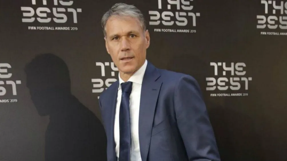 Marco van Basten durante un evento