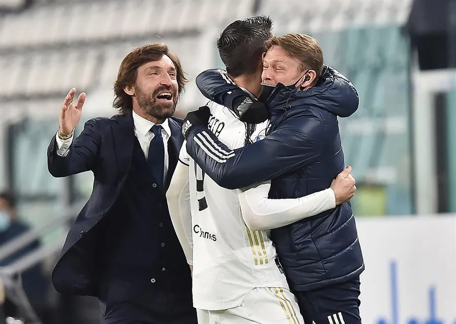 Andrea Pirlo volvió a sonreír con el triunfo de la Juve