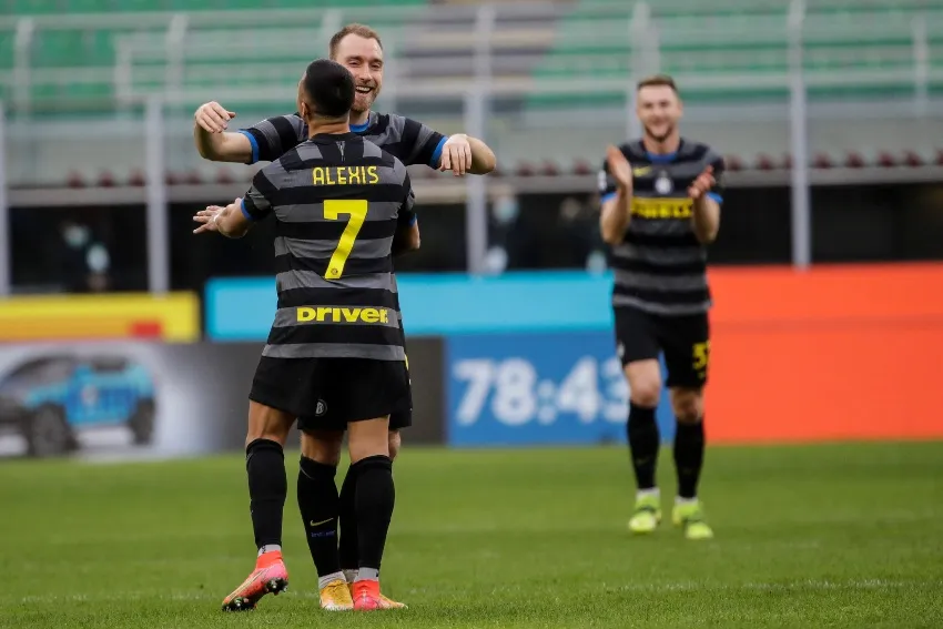 EFE Alexis Sánchez en un partido con el Inter de Milán