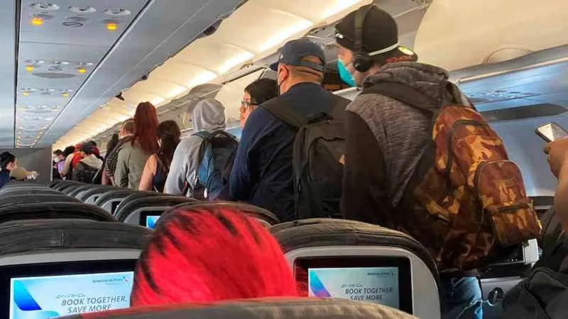 EFE Pasajeros en vuelo