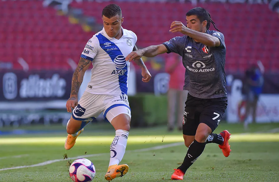 IMAGO7 Juego ente Puebla y Atlas en el torneo pasado