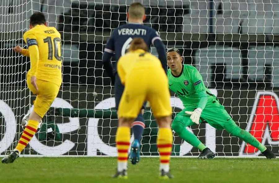 Lionel Messi falló su penalti