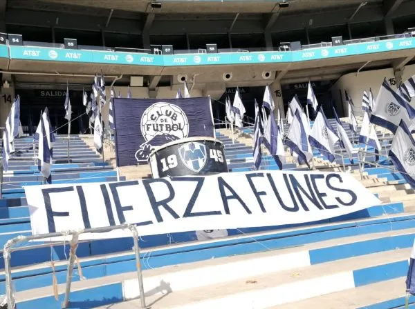 Mensaje de la afición a Funes Mori