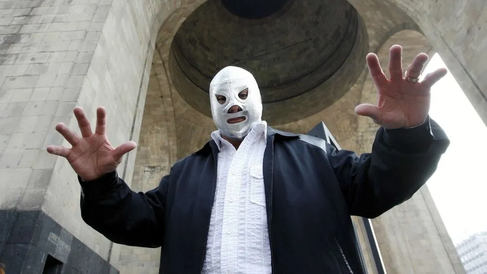 El Hijo del Santo en un evento