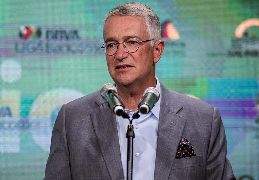 Ricardo Salinas Pliego en evento público