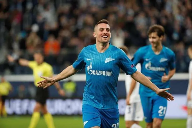 EFE Jugadores del Zenit en festejo