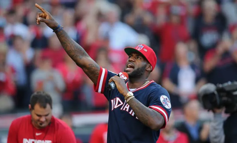 AP James en partido de los Cleveland Indians