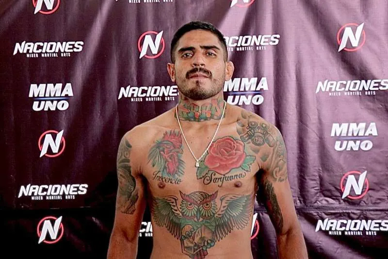 CORTESÍA Oziel Rodríguez previo a pelea