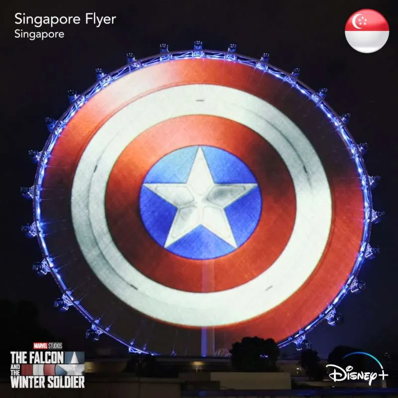 Capitán América en Singapore