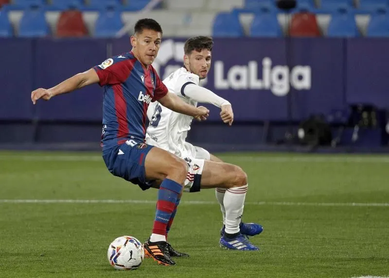 EFE Duarte en partido con Levante