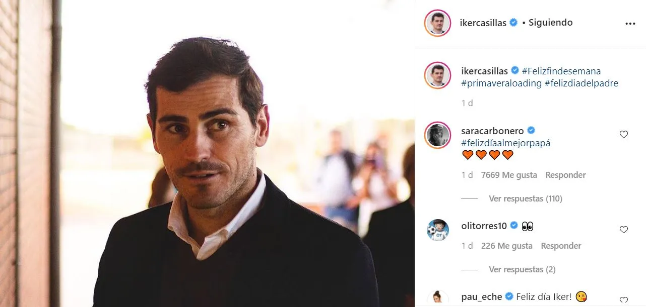 Mensaje de Carbonero a Casillas