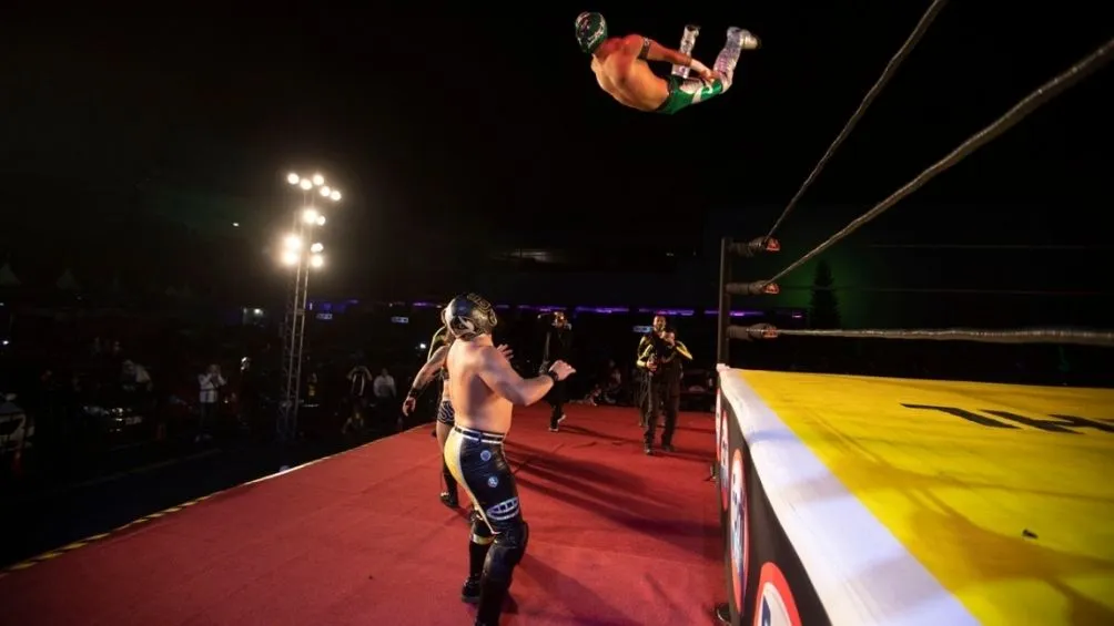 Auto Luchas en el Autocinema Aire Libre de Coyoacán