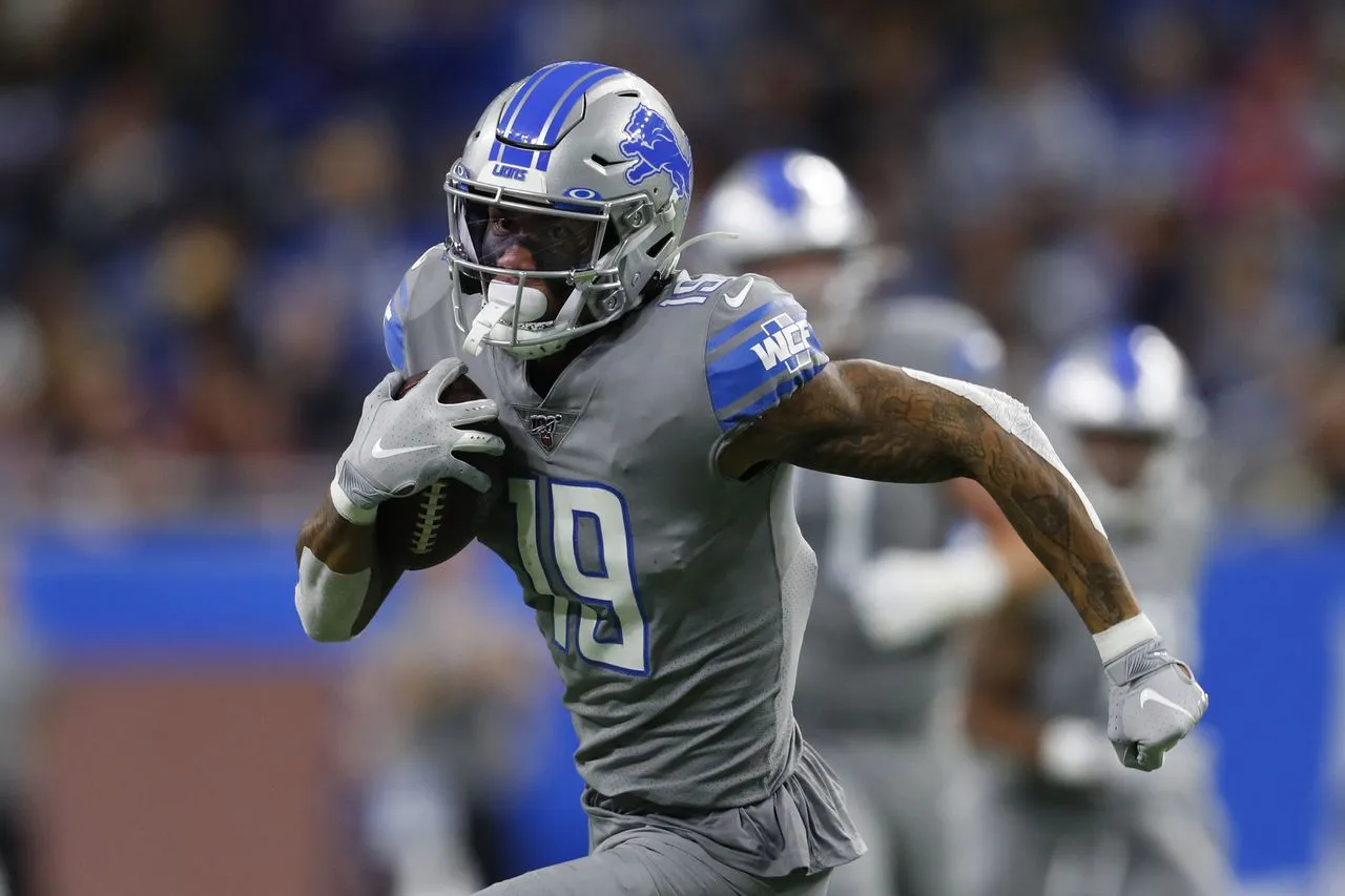 AP Kenny Golladay, en acción con los Lions