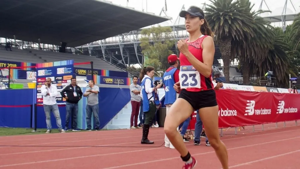 Arceo durante una competencia