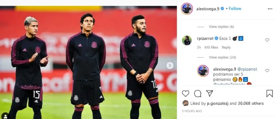 El mensaje de Alexis Vega