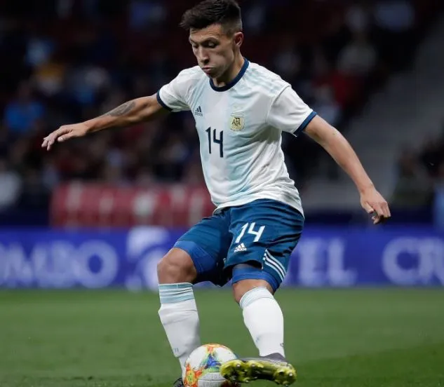 Lisandro Martínez, en juego de la Albiceleste