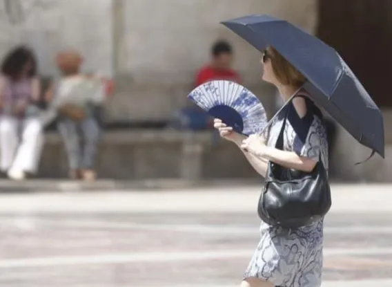 Habitante mexicana en tiempo de calor