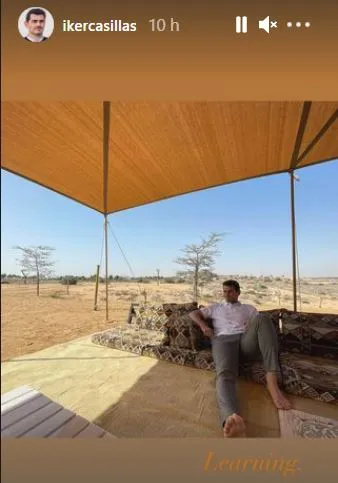 INSTAGRAM @ikercasillas Historia de Instagram de Iker Casillas