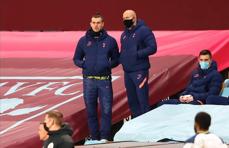 Gareth Bale durante un partido con Tottenham