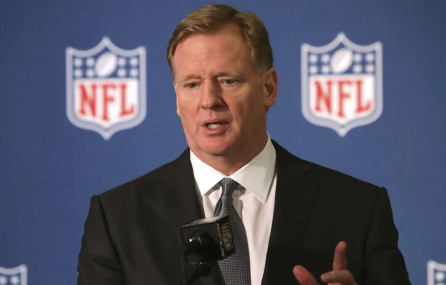 Roger Goodell en conferencia de prensa previo