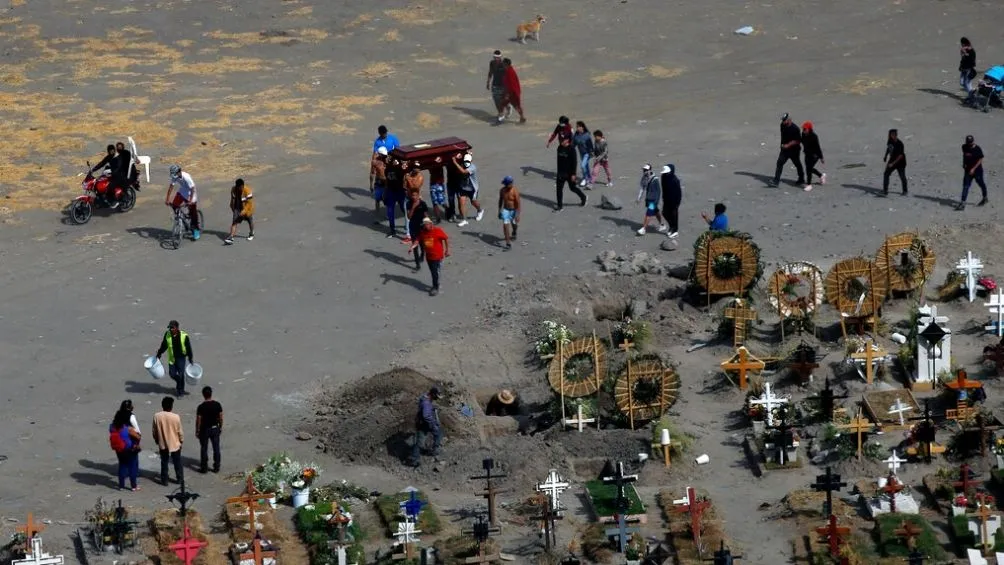 AP Panteón de Valle de Chalco, una de las zonas más afectadas