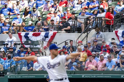 Globe Life Field en el Blue Jays vs Rangers