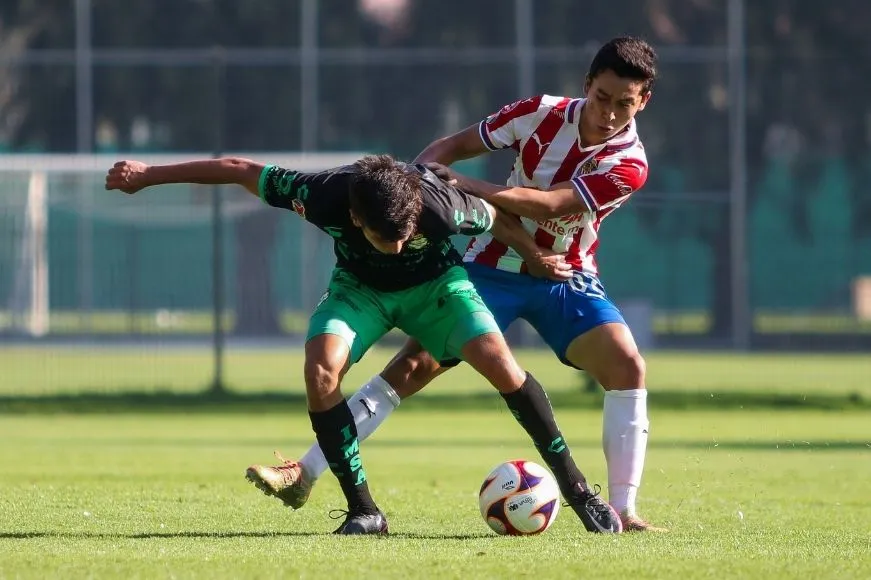 Chivas enfrentó a Santos en categoría Sub 20