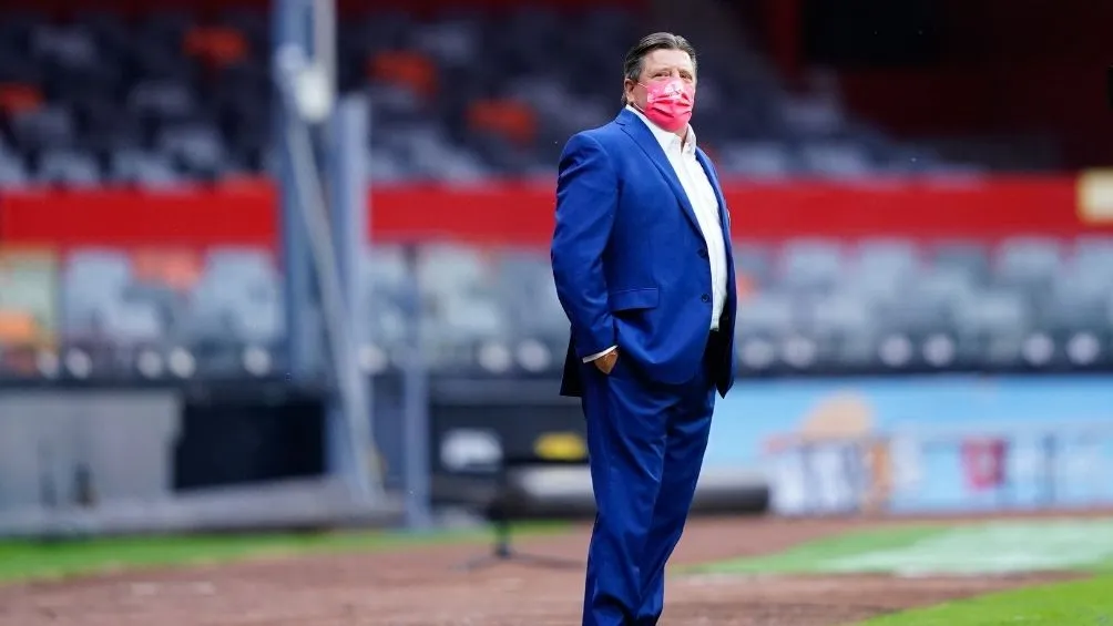 Miguel Herrera en un partido