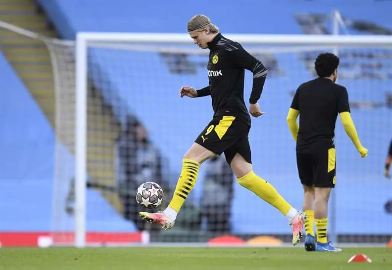 EFE Haaland en entrenamiento
