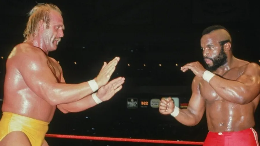 WWE Mr. T ante Hulk Hogan