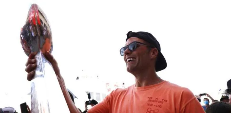 AP Tom Brady en festejo