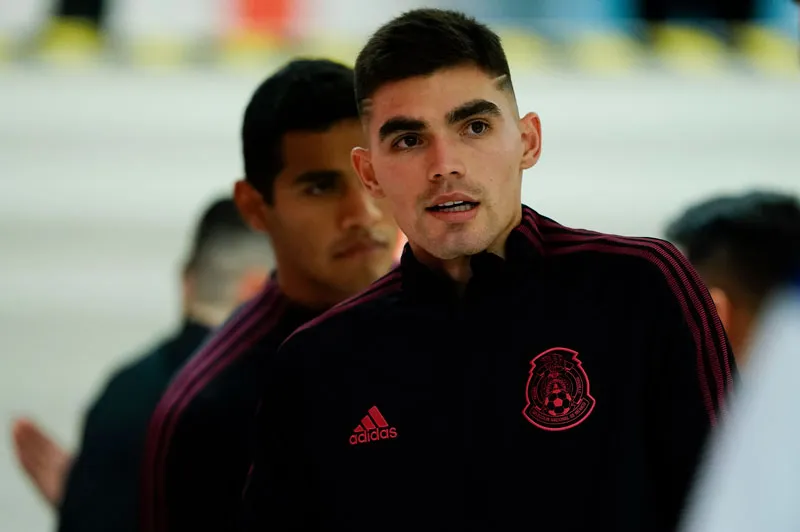 El zaguero antes de un partido con el Tri