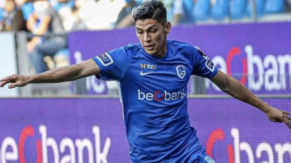 ESPECIAL Arteaga en un partido con el Genk