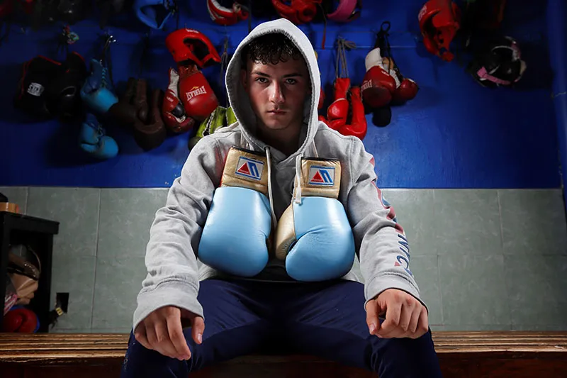 EFE Johansen Álvarez posa en una sesión de fotos