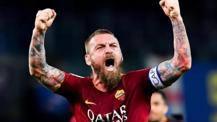 EFE Danielle De Rossi en un partido con la Roma