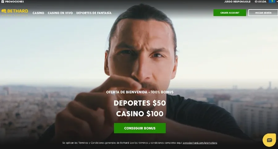 Ibrahimovic en la página de Bethard