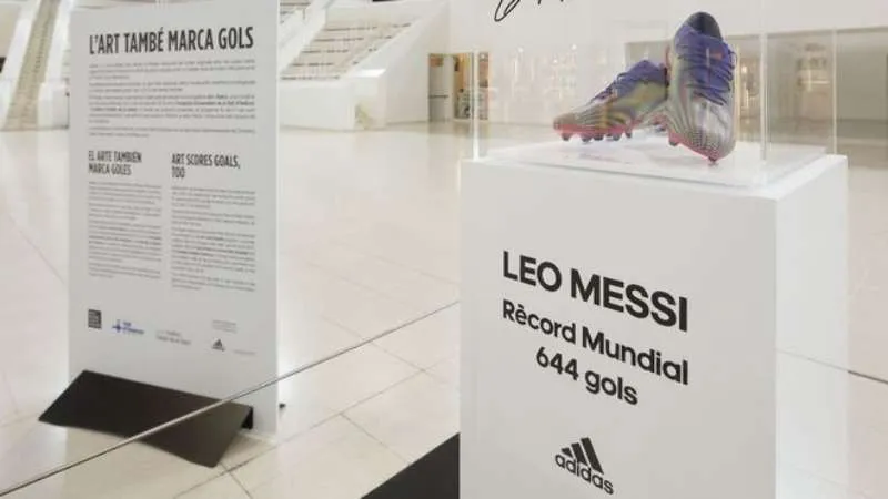 Botines de Messi en Museo