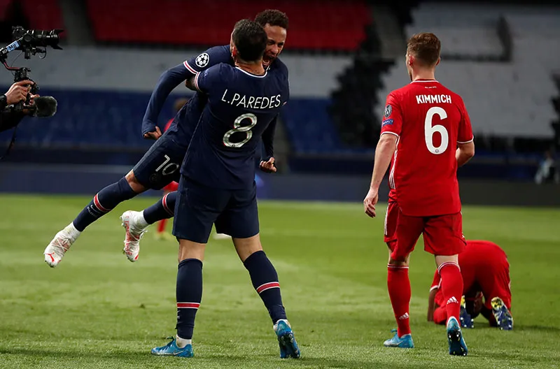 EFE Neymar festeja el boleto a Semifinales de Champions