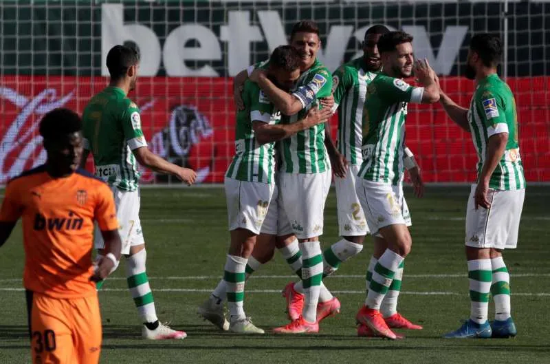 EFE Betis en celebración de gol