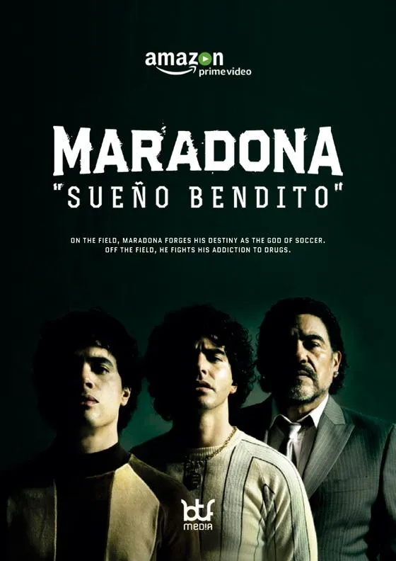 El poster de la serie de Maradona