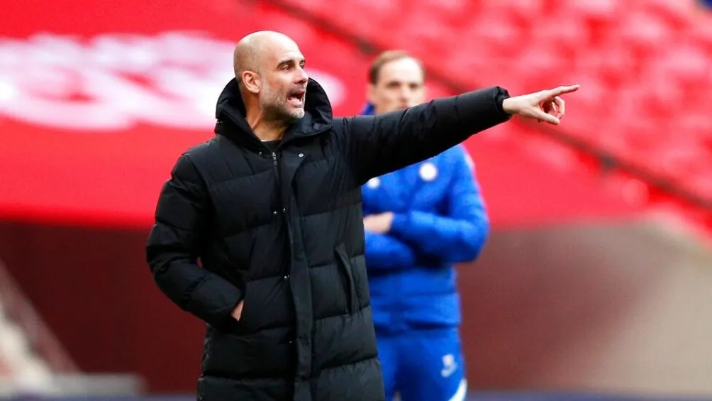 AP Guardiola, técnico del City