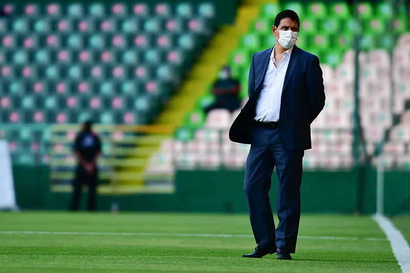 Alfonso Sosa durante el duelo ante León