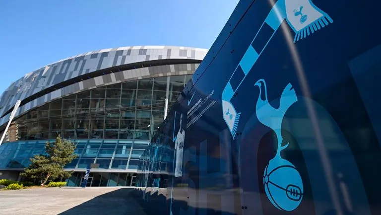 Las afueras del estadio del Tottenham