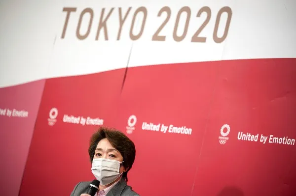 Seiko Hashimoto en rueda de prensa tras la reunión con el comité ejecutivo del COI