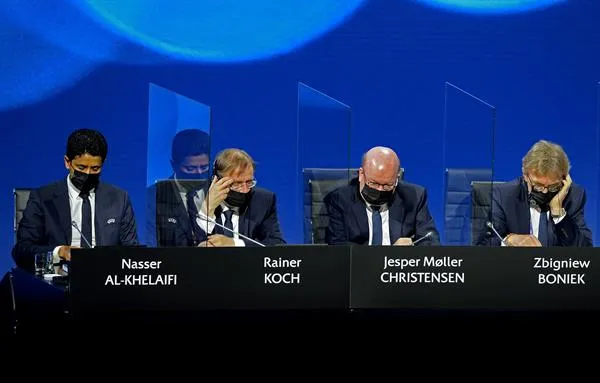 El mandatario del PSG durante un evento