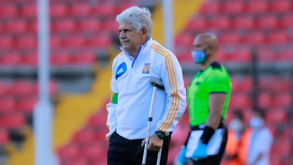 Ferretti en un partido con Tigres