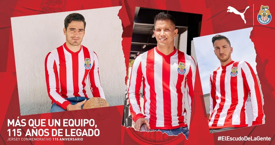 TWITTER @CHIVAS Nuevo jersey conmemorativo de Chivas