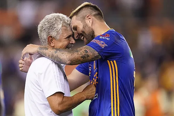 El todavía técnico de Tigres junto con Gignac