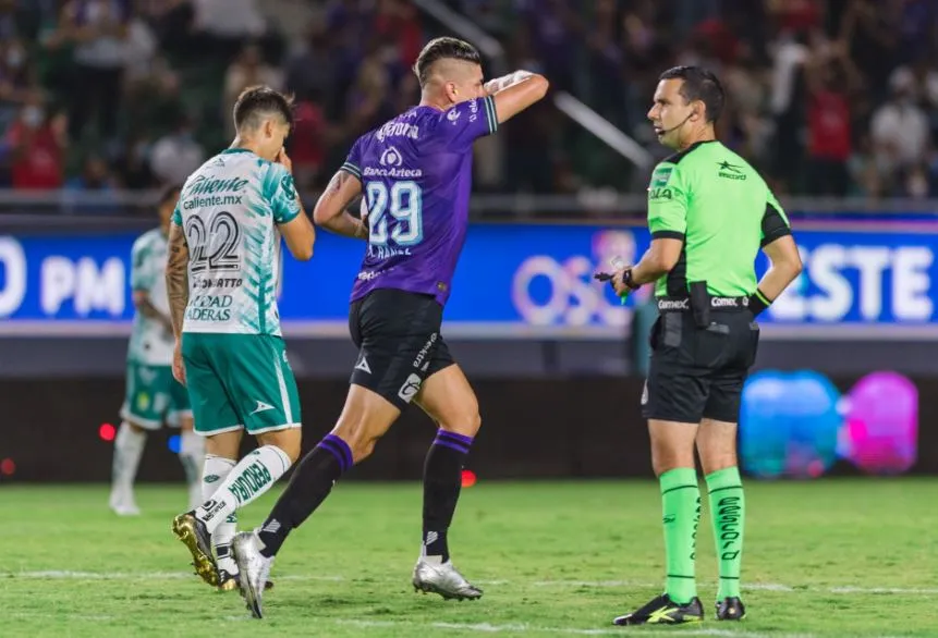 Michael Rangel, en festejo de gol